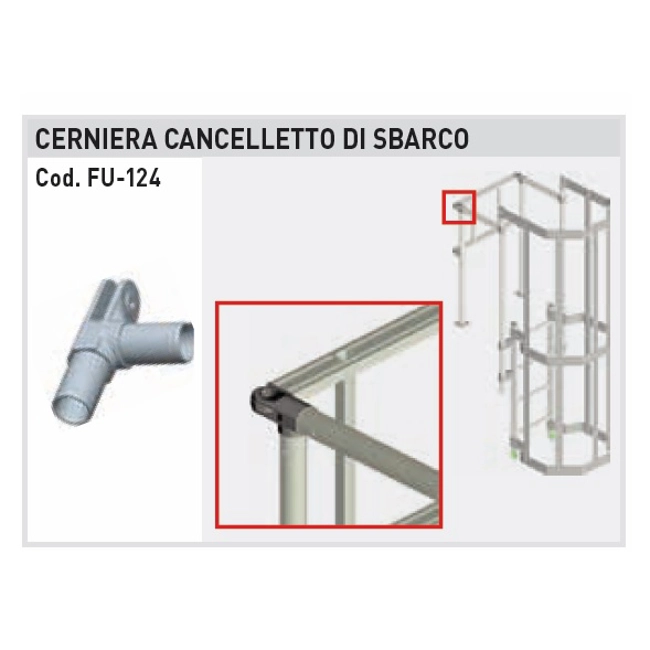 Vendita online Cerniera per cancelletto sbarco scale gabbia Security System